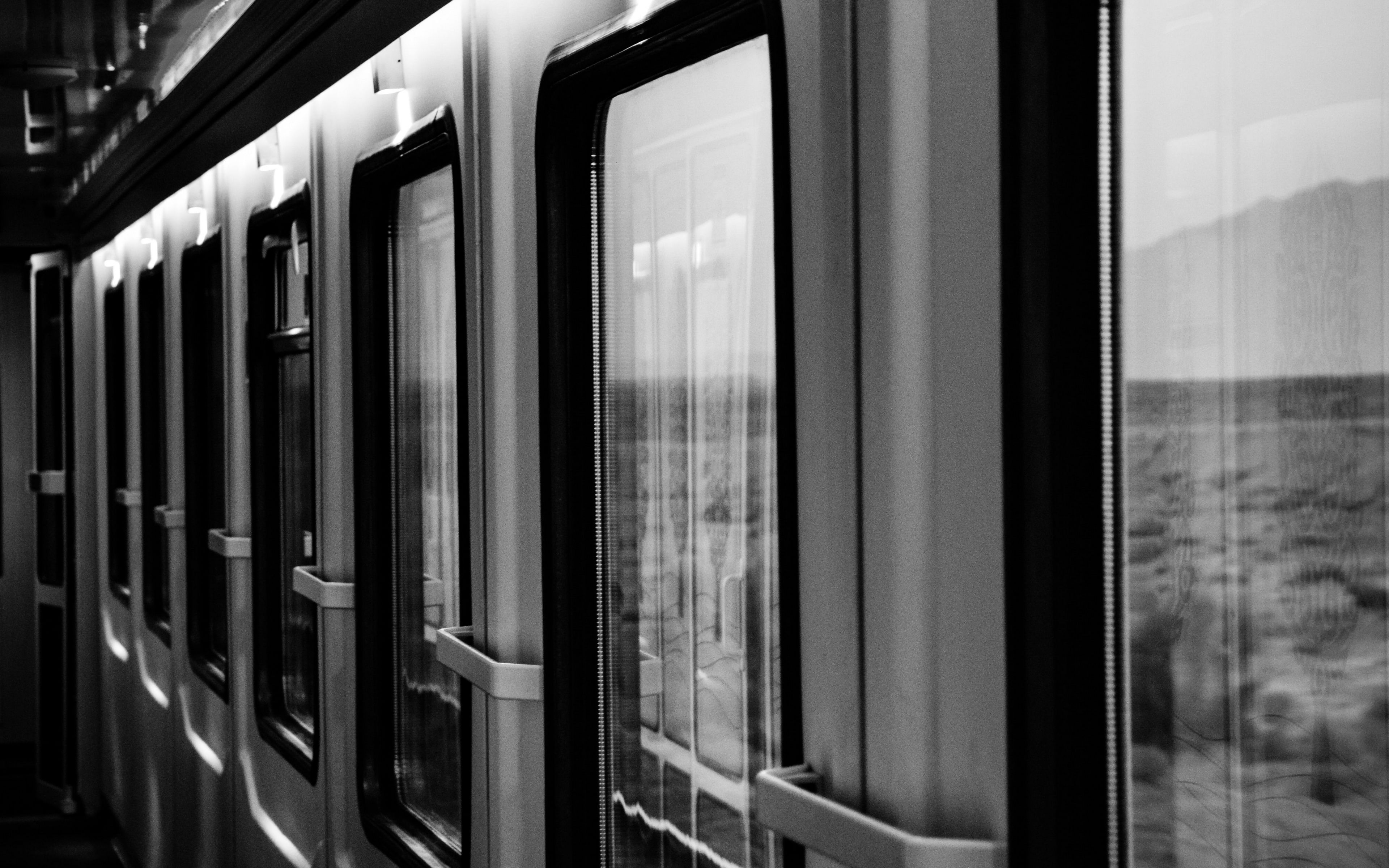 Черно Белые Фото Поездов