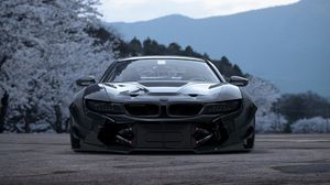 Превью обои bmw, i8, вид спереди, концепт