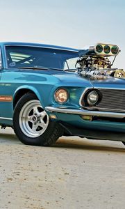 Превью обои 1969, ford, pro street, mustang