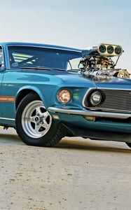 Превью обои 1969, ford, pro street, mustang