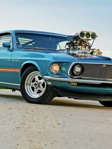 Превью обои 1969, ford, pro street, mustang