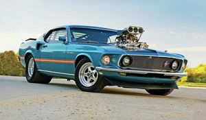 Превью обои 1969, ford, pro street, mustang