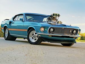 Превью обои 1969, ford, pro street, mustang