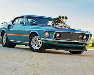 Превью обои 1969, ford, pro street, mustang