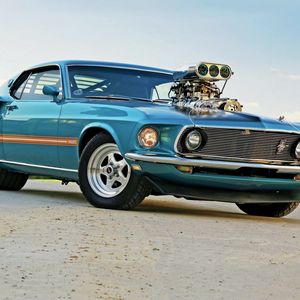 Превью обои 1969, ford, pro street, mustang