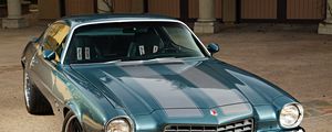 Превью обои 1971, chevrolet, camaro, передний бампер, авто, вид спереди