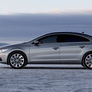 Превью обои 2009 volkswagen cc, volkswagen, серебристый, вид сбоку