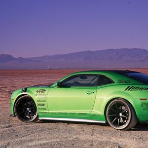 Превью обои 2010, chevrolet camaro, rs, irvine pony slayer, synergy-green