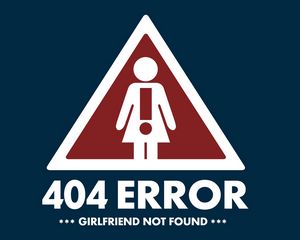 Превью обои 404 error, ошибка, знак, предупреждение