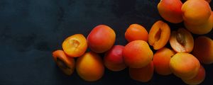 Превью обои абрикосы, фрукты, еда