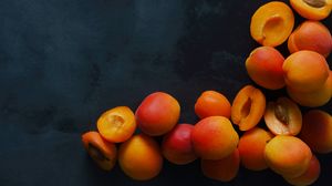 Превью обои абрикосы, фрукты, еда