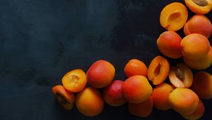 Превью обои абрикосы, фрукты, еда