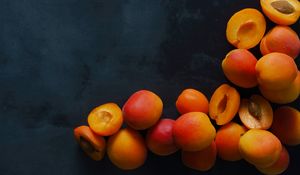 Превью обои абрикосы, фрукты, еда