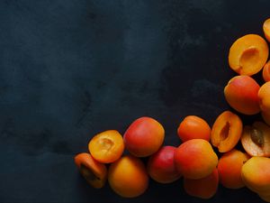 Превью обои абрикосы, фрукты, еда
