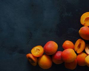 Превью обои абрикосы, фрукты, еда