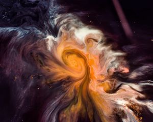 Превью обои абстракция, краска, градиент, космос