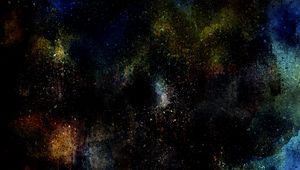 Превью обои абстракция, пятна, акварель, темный