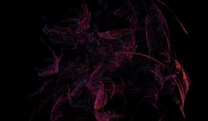 Превью обои абстракция, пятна, линии, темный
