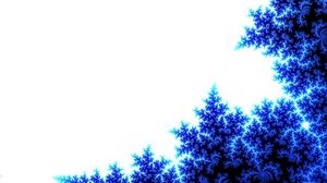 Превью обои абстракция, синий, елка, белый