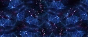 Превью обои абстракция, точки, плетение, темный, блеск