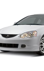 Превью обои acura, rsx, 2004, белый металлик, вид спереди, стиль, акура, авто