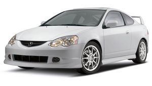 Превью обои acura, rsx, 2004, белый металлик, вид спереди, стиль, акура, авто