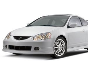 Превью обои acura, rsx, 2004, белый металлик, вид спереди, стиль, акура, авто