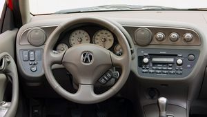 Превью обои acura, rsx, 2005, салон, интерьер, руль, спидометр