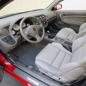 Превью обои acura, rsx, 2006, салон, интерьер, руль, спидометр