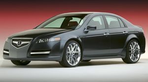 Превью обои acura, tl, 2003, синий, вид сбоку, стиль, концепт кар, авто