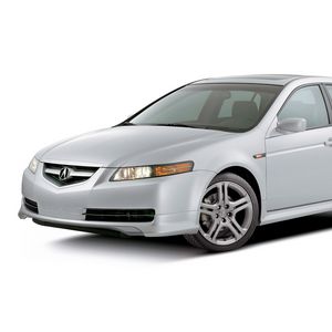 Превью обои acura, tl, 2004, белый, вид сбоку, стиль, акура, авто