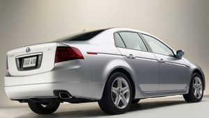 Превью обои acura, tl, 2004, белый металлик, вид сбоку, стиль, авто, акура