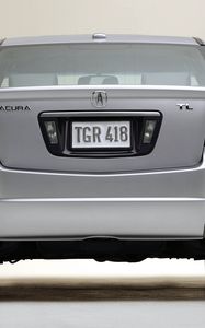 Превью обои acura, tl, 2004, белый металлик, вид сзади, стиль, акура, авто