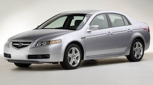 Превью обои acura, tl, 2004, серебряный металлик, вид сбоку, стиль, акура, авто