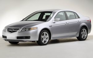 Превью обои acura, tl, 2004, серебряный металлик, вид сбоку, стиль, акура, авто