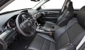 Превью обои acura, tl, 2011, салон, интерьер, руль, спидометр