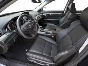 Превью обои acura, tl, 2011, салон, интерьер, руль, спидометр