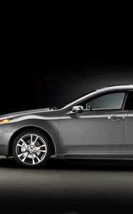 Превью обои acura, tl, 2011, серый металлик, вид сбоку, стиль, авто, акура