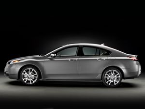 Превью обои acura, tl, 2011, серый металлик, вид сбоку, стиль, авто, акура