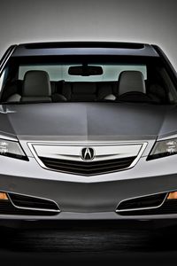 Превью обои acura, tl, 2011, серый металлик, вид спереди, стиль, авто, акура