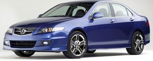 Превью обои acura, tsx, 2003, синий, вид сбоку, стиль, концепт кар, акура, авто