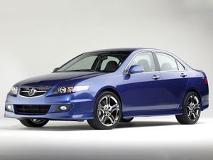 Превью обои acura, tsx, 2003, синий, вид сбоку, стиль, концепт кар, акура, авто