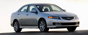 Превью обои acura, tsx, 2006, серый металлик, стиль, авто, акура, асфальт