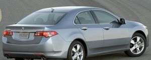 Превью обои acura, tsx, 2010, серый металлик, вид сбоку, стиль, авто, акура, асфальт