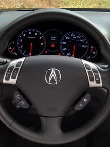 Превью обои acura, tsx, салон, интерьер, руль, спидометр