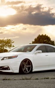 Превью обои acura, вид сбоку, стиль