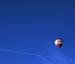 Превью обои аэростат, воздушный шар, спорт, небо