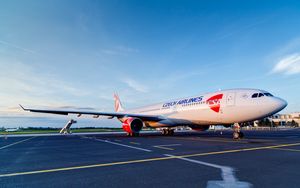 Превью обои airbus, a330, 300, czech, airlines