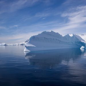 Превью обои айсберг, лед, море, вода