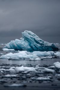 Превью обои айсберг, лед, вода, замерзший